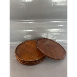 BIG WOODEN FLAT PLATE