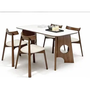 4 SEATER WOODEN DINNING SET