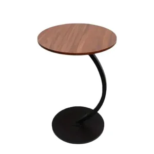 Modern Curved C-Table Accent Side Table
