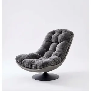 PLUSH SWIVEL LEISURE LOUNGE CHAIR