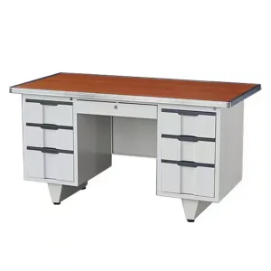 METAL OFFICE TABLE 1.4M B07/B08